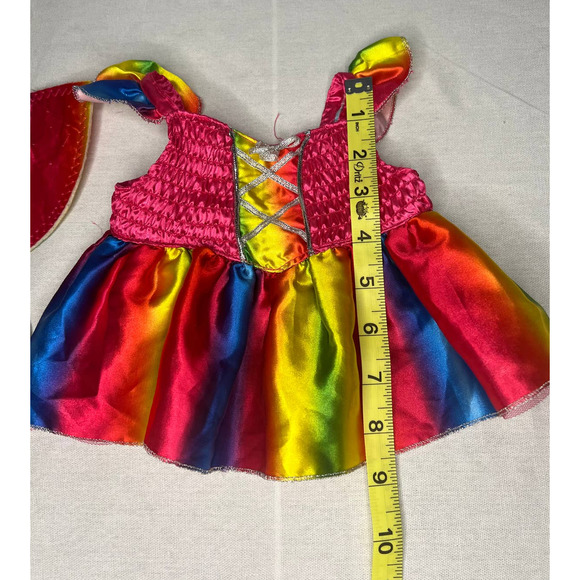 Build A Bear Angel Wing Outfit Rainbow Fits Large Stuffed Animals Has Lights - Picture 6 of 6